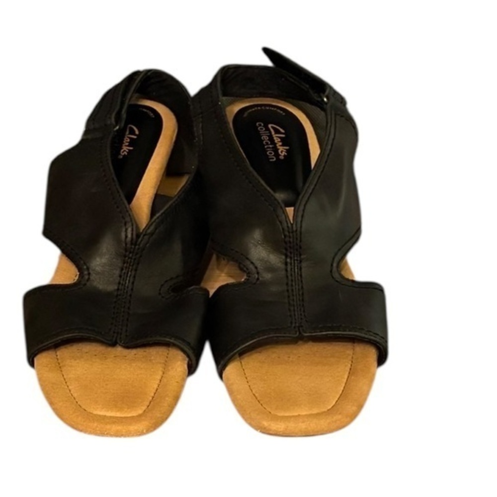 Clarks Kyrra Aster Black Wedge Leather
Sandals Style 15762 - Picture 3 of 7